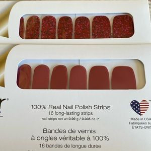 Set of 2 colorstreet nailstrips. Duo 11.